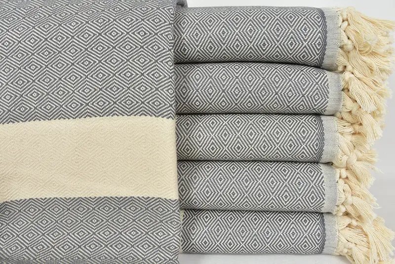 92x80 Baumwoll -Diamanttuch, Brautjungferngeschenke, Bettverbreitung, personalisierte Decke, Angestellte Geschenke, türkische Handtuch -Stranddecke, Girl Trip Party Gunst - 1