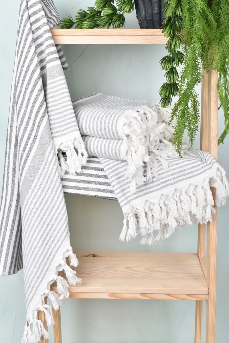 Bachelor Towel, Valentines Gift, Bachelorette Party Gift, Unique Wedding Gift, 68x40 Cotton Striped Terry Towel, Lightweight towel, Best Beach Towel - 6