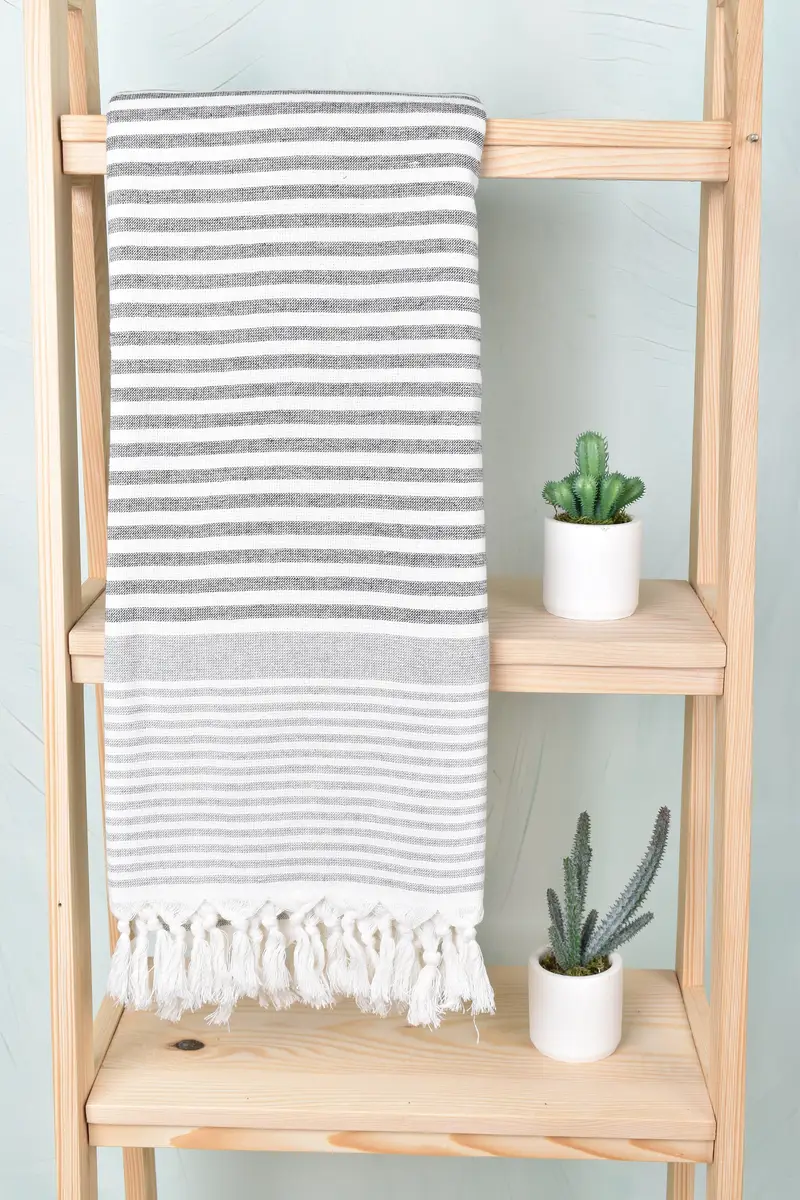 Bachelor Towel, Valentines Gift, Bachelorette Party Gift, Unique Wedding Gift, 68x40 Cotton Striped Terry Towel, Lightweight towel, Best Beach Towel - 8