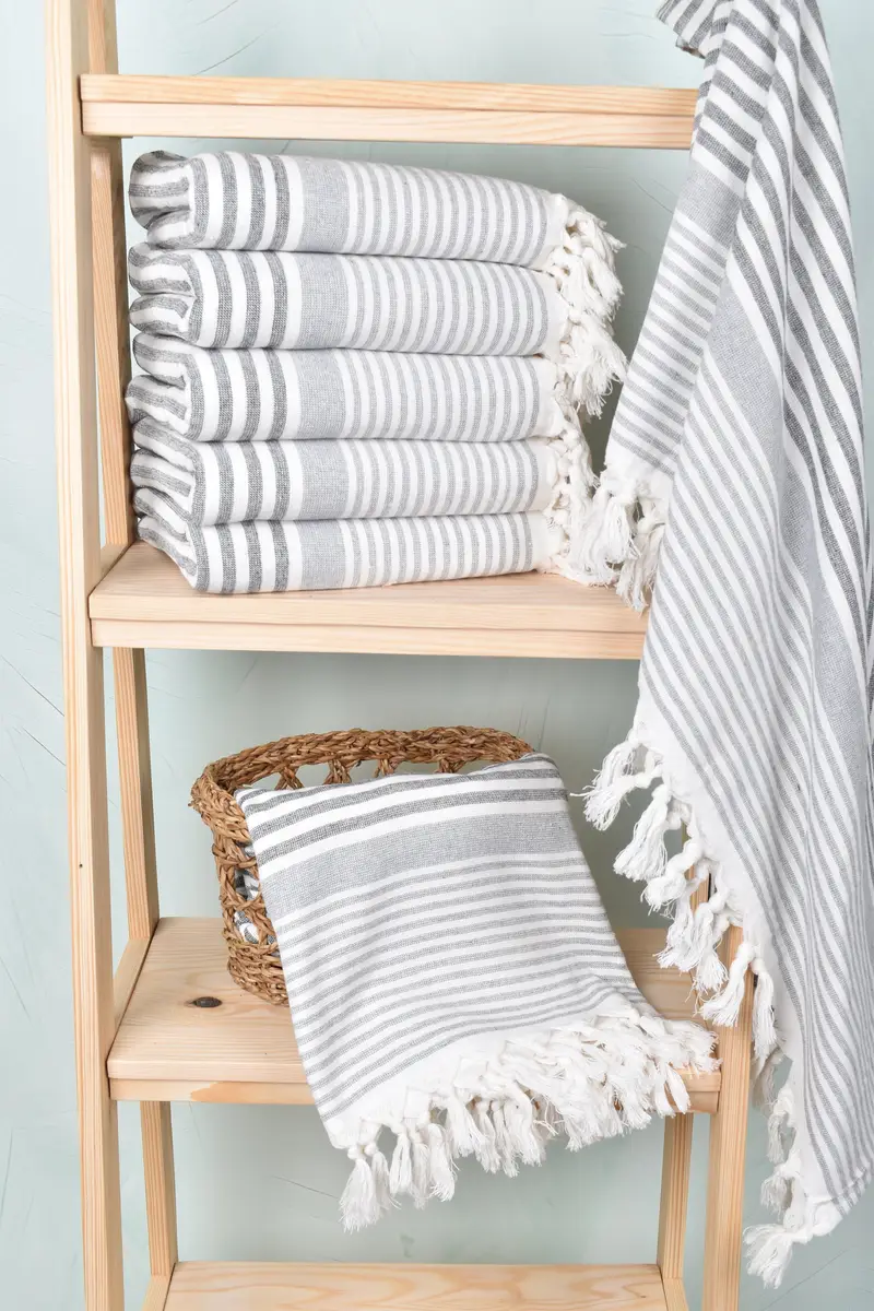 Bachelor Towel, Valentines Gift, Bachelorette Party Gift, Unique Wedding Gift, 68x40 Cotton Striped Terry Towel, Lightweight towel, Best Beach Towel - 3