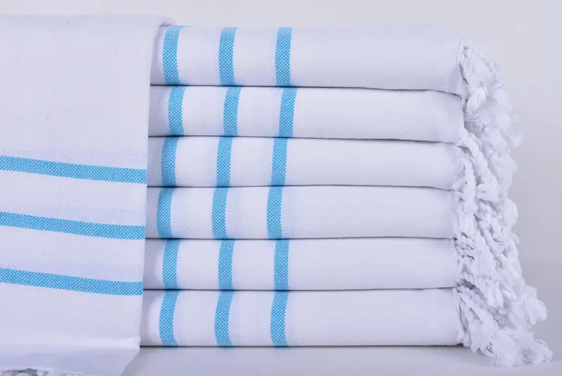 Cotton towel, Bridesmaid Gifts Personalized, Large Turkish Towel, 70x40 Cotton Striped Towel, Bath towel, Guest Towel, Turkish bath towel for spa - 1