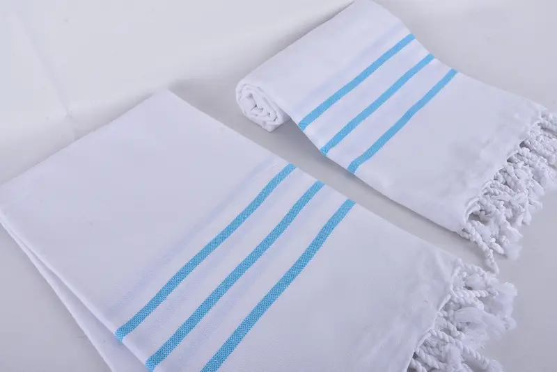 Cotton towel, Bridesmaid Gifts Personalized, Large Turkish Towel, 70x40 Cotton Striped Towel, Bath towel, Guest Towel, Turkish bath towel for spa - 7
