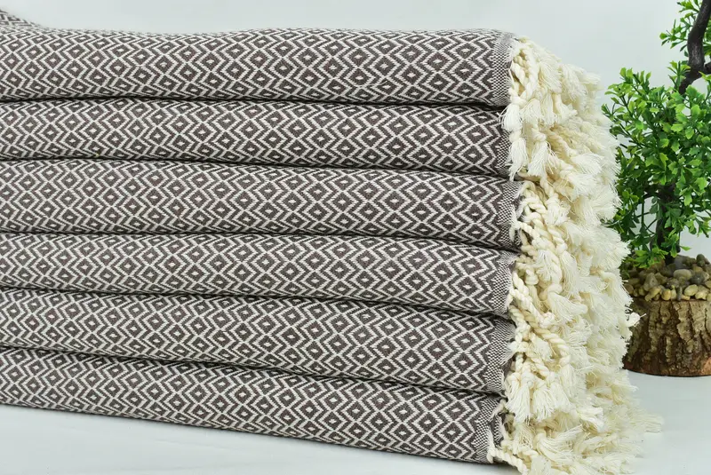 70x40 Cotton Diamond Towel, Home Decor Gifts, Bridemaids Beach Towel, Bachelorette Party Gifts, Best Friend Christmas Gift, Beach Towel Bulk - 3
