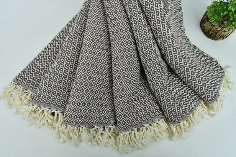 70x40 Cotton Diamond Towel, Home Decor Gifts, Bridemaids Beach Towel, Bachelorette Party Gifts, Best Friend Christmas Gift, Beach Towel Bulk - 4