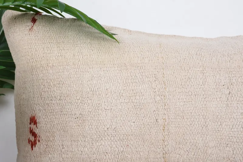 Garden Pillow, Home Decor Pillow, Pillow for Sofa, 16x24 White Cushion, Interior Designer Pillow, Pillow, Traditional Pillow, Yoga Pillow - 2