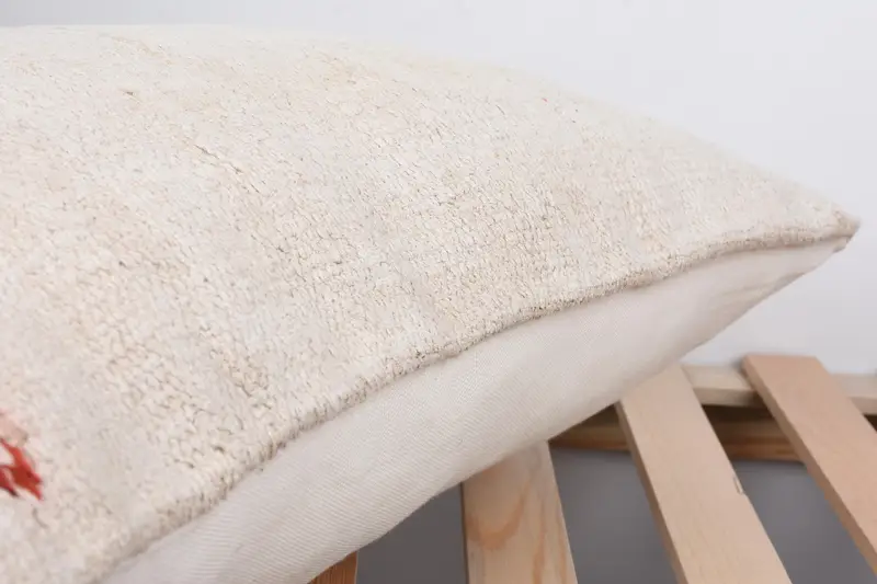 Garden Pillow, Home Decor Pillow, Pillow for Sofa, 16x24 White Cushion, Interior Designer Pillow, Pillow, Traditional Pillow, Yoga Pillow - 7