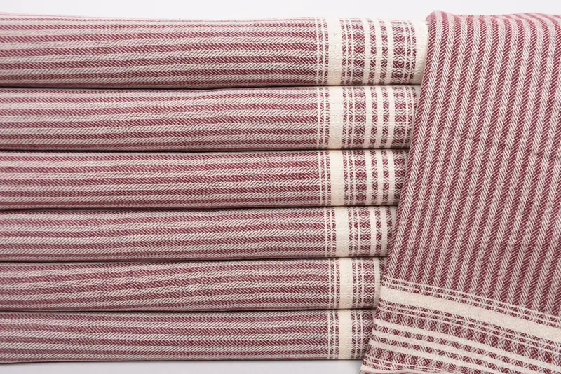 Summer Towel, Monogram Hand Towel, Home Decor Gifts, Personalized Gifts, 40x18 Cotton Striped Towel, Kitchen Towel, Personalized Gift For Her - 2