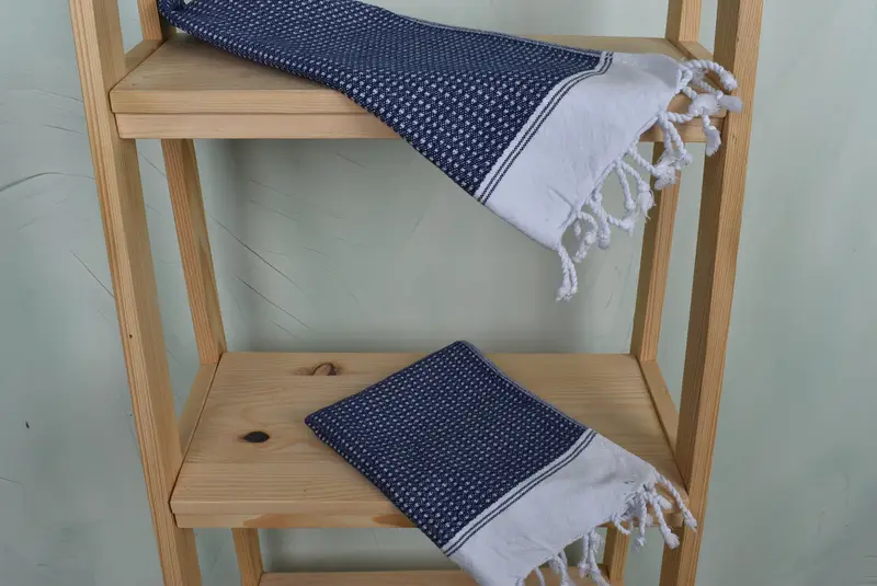 Gasttuch, Spa Geschenk, personalisiertes Handtuch, personalisiertes Geschenk, personalisiertes Küchentuch, Brautduschengeschenke, 32x16 Baumwollstreifenhandtuch - 5