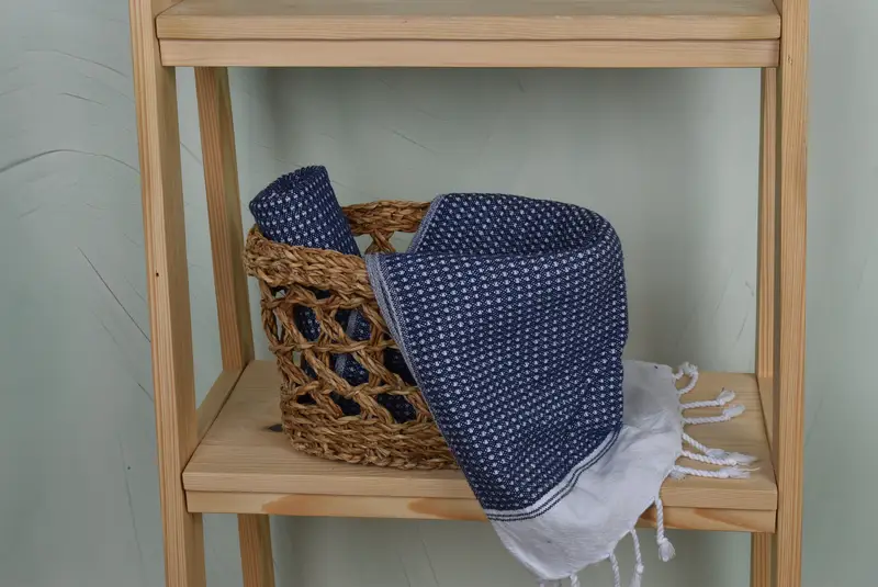 Gasttuch, Spa Geschenk, personalisiertes Handtuch, personalisiertes Geschenk, personalisiertes Küchentuch, Brautduschengeschenke, 32x16 Baumwollstreifenhandtuch - 4