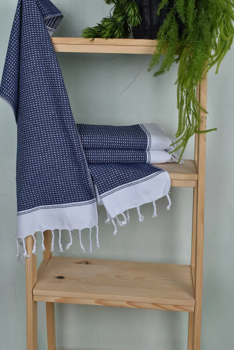 Gasttuch, Spa Geschenk, personalisiertes Handtuch, personalisiertes Geschenk, personalisiertes Küchentuch, Brautduschengeschenke, 32x16 Baumwollstreifenhandtuch - 6