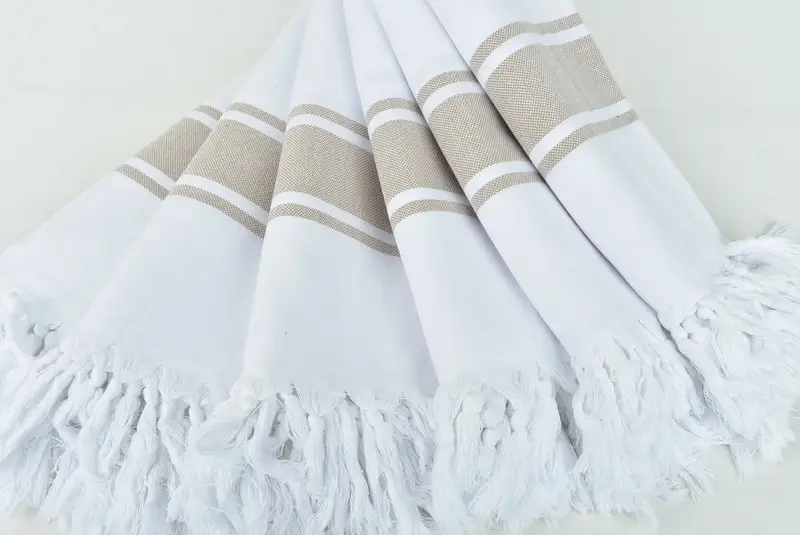 Girl Trip Party Favor, Wedding Gift Ideas, Bachelorette Party Gifts Bridesmaids, Travel towel, Lightweight towel, 70x40 Cotton Striped Towel - 4