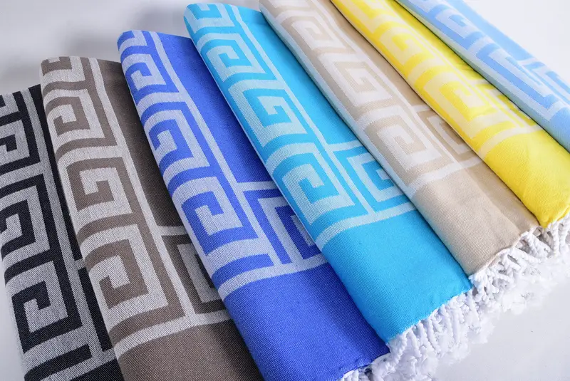 Girl Trip Party Favor, Absorbent Turkish towel, Monogram Beach Towel, Bridal Shower Favors, Boyfriend Christmas Gift, 70x40 Cotton Patterned Towel - 6