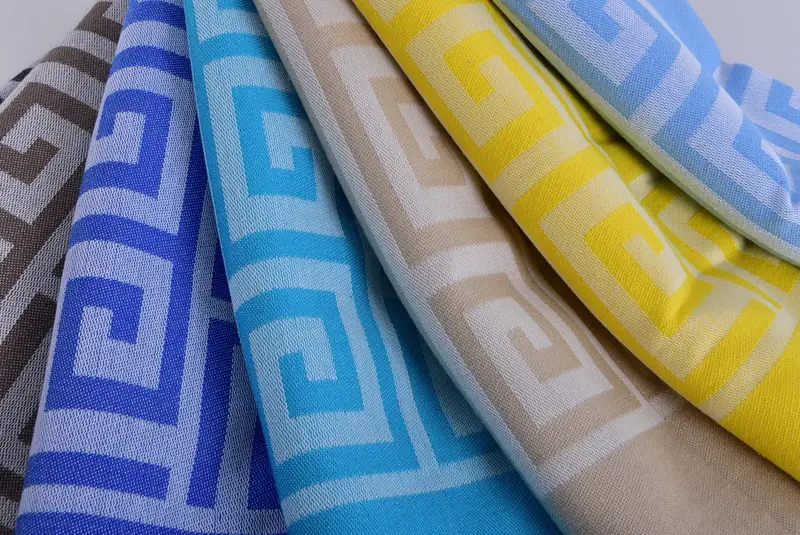 Girl Trip Party Favor, Absorbent Turkish towel, Monogram Beach Towel, Bridal Shower Favors, Boyfriend Christmas Gift, 70x40 Cotton Patterned Towel - 5