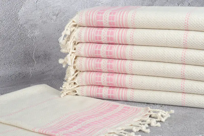 Monogram Kitchen Towel, Bridesmaid Gifts, 40x20 Linen Striped Towel, Personalized Turkish Towel, Monogrammed Hand Towel, Turkish Towel Monogram - 2