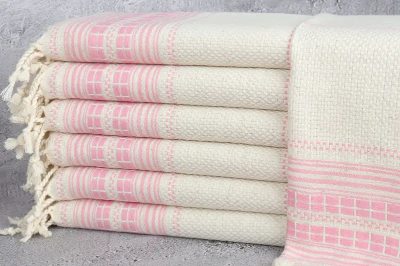 Monogram Kitchen Towel, Bridesmaid Gifts, 40x20 Linen Striped Towel, Personalized Turkish Towel, Monogrammed Hand Towel, Turkish Towel Monogram - 1