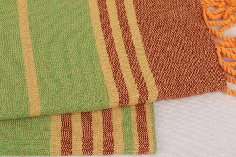 Monogram Turkish Bath Towel, Summer Gift, Bridal Shower Gifts, 70x36 Cotton Striped Towel, Organic Turkish towel, Bachelorette Party Decorations - 6