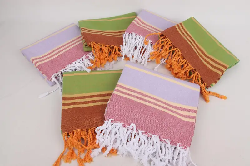 Monogram Turkish Bath Towel, Summer Gift, Bridal Shower Gifts, 70x36 Cotton Striped Towel, Organic Turkish towel, Bachelorette Party Decorations - 2