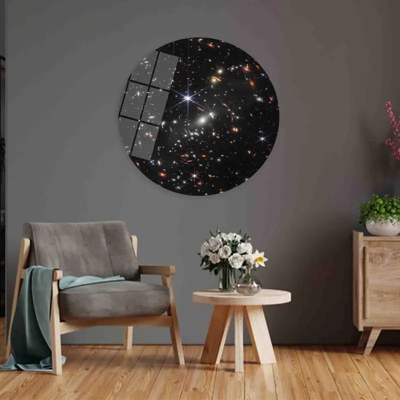 Cosmic Canvas: James Webb Telescope Starry Sky Print