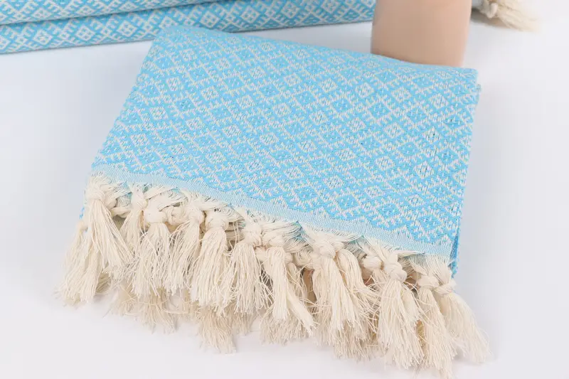 Home Decor Gifts, Personalized Bridesmaid Gift, Family Gift, Sand-Resistant Peshtemal, Gym Towel, 70x40 Cotton Diamond Towel, Quick-dry towel - 5