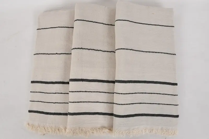 Personalized Beach Towel, 70x40 Cotton Striped Towel, Monogram Turkish Towel, Valentines Day Gift For Him, Organic Beach Towel, Wedding Gifts Towel - 3