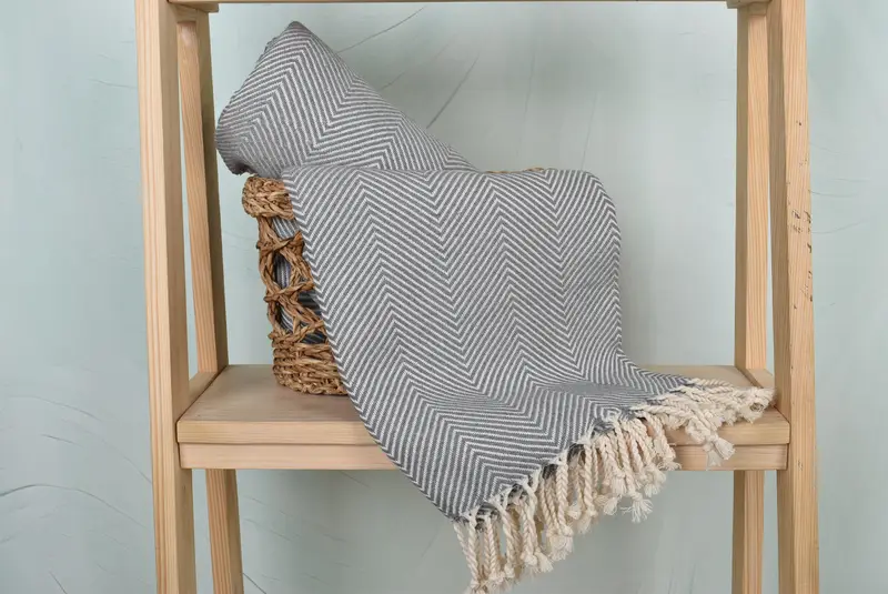 Best spa Turkish towel for luxury home decor, 70x40 Cotton Herringbone Towel, Hammam towel, Bachelorette Gifts, Bridesmaid Gift, Christmas Favors - 4