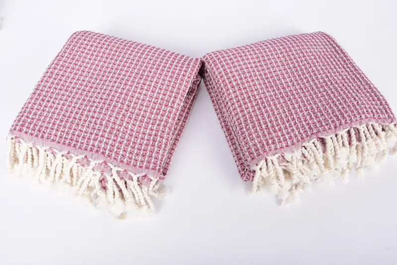 Wedding Gifts Towel, Wedding For Favor, Eco-Friendly Turkish Towel, Bachelorette Party Gift, Quick-Dry Beach Towel, 68x36 Cotton Waffle Towel - 6