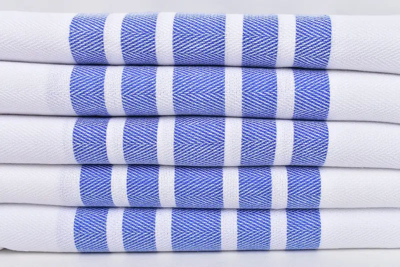 Pool Towels, Monogrammed Beach Towel, Gift For Him, Wedding Gift Ideas, 70x40 Cotton Herringbone Towel, Turkish bath towel for spa, Absorbent towel - 2