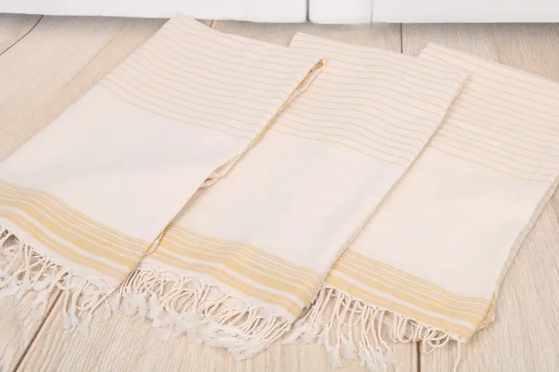 Engagement Gift, Handmade Gift, Absorbent Turkish towel, Travel Towel, 68x36 Cotton Striped Towel, Handmade Turkish Towel, Monogrammed Beach Towel - 6