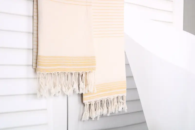 Engagement Gift, Handmade Gift, Absorbent Turkish towel, Travel Towel, 68x36 Cotton Striped Towel, Handmade Turkish Towel, Monogrammed Beach Towel - 8