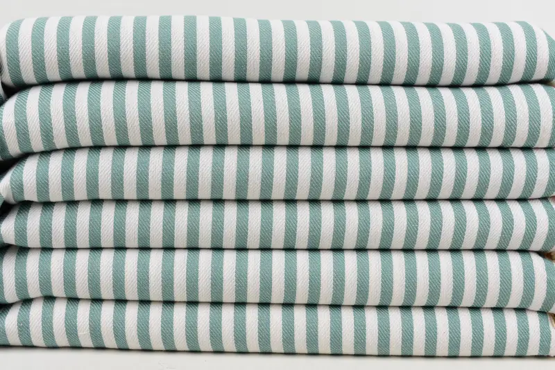 Housewarming Gift, Bride Gift, Thin towel, 70x40 Cotton Striped Towel, Cancun Bachelorette Party Gift Ideas, Holiday Towel, Monogram Beach Towel - 3