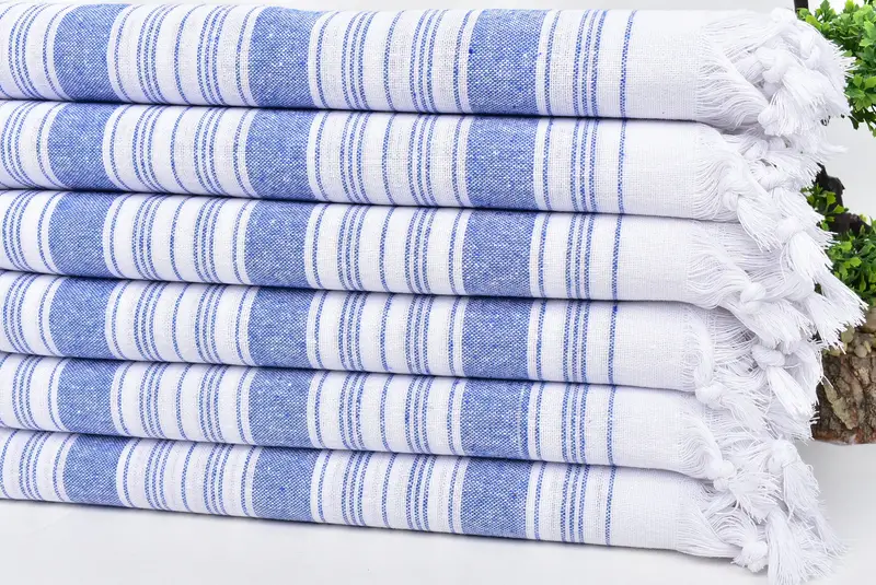 Spa Gift Towel, Turkish towel, Bachelorette Party Favors Beach, Turkish bath towel, Luxury towel, Turkish Towel Bulk, 68x32 Cotton Striped Towel - 3