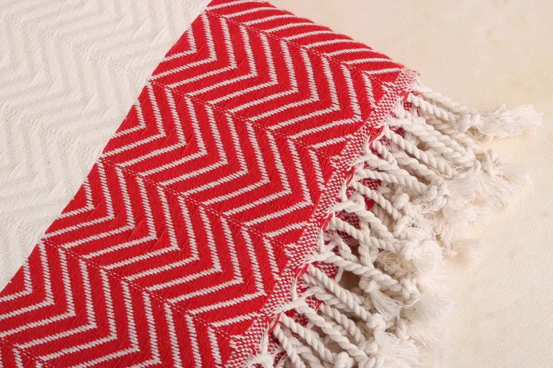 Turkish bath towel, 70x40 Cotton Zig zag Towel, Custom Bath Towel, Wedding Anniversary Gift, Gifts For Him, Boyfriend Christmas Gift, Bachelor Gifts - 4