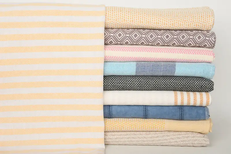 36x18 Cotton Set of 10 Towel, Organic Towel, Personalized Dish Towel, Personalized Gift, Handmade Gift, Monogram Kitchen Towel, House Warming Gift - 1