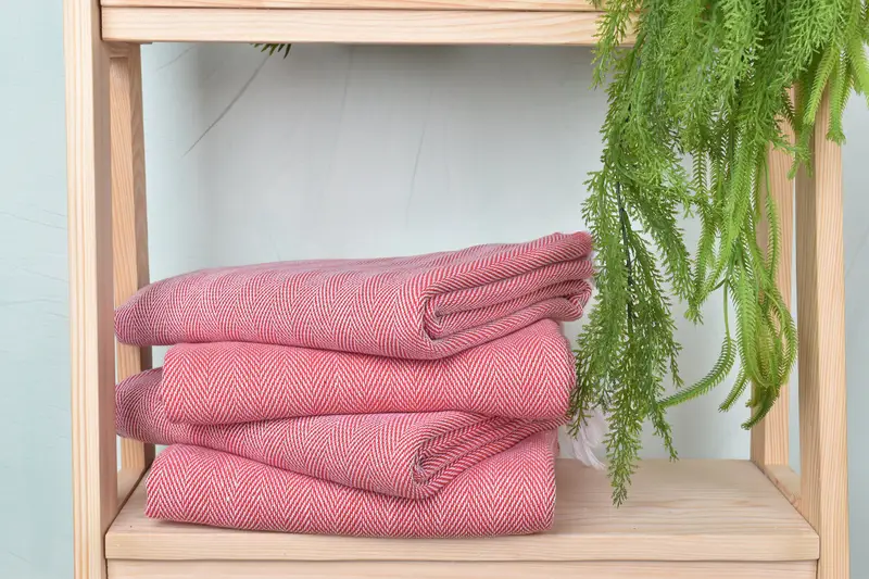 Turkish Towel USA, 68x36 Cotton Herringbone Towel, Baby Boy Gift, Soft towel, Customized Turkish Towel, Personalized Towel, Embroidered Beach Towel - 7
