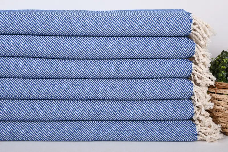 Düğün iyilikleri, 40x20 pamuklu chevron havlu, Hizmetçi Hizmet Hediye, Plaj Teması Düğün Hediyesi, Özel El Havlusu, Düğün Hediyesi, Noel Hediyeleri, Yaz Hediyesi - 2