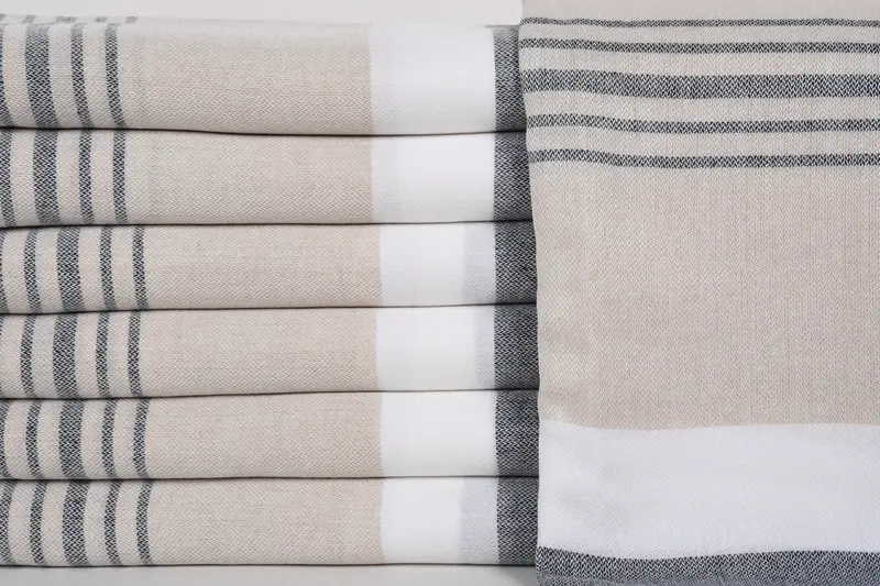 Quick-dry peshtemal, Quick-Dry Beach Towel, Bachelorette Favor, 70x40 Cotton Striped Towel, Personalized Gift, Custom Wedding Towel, Gym Towel - 1