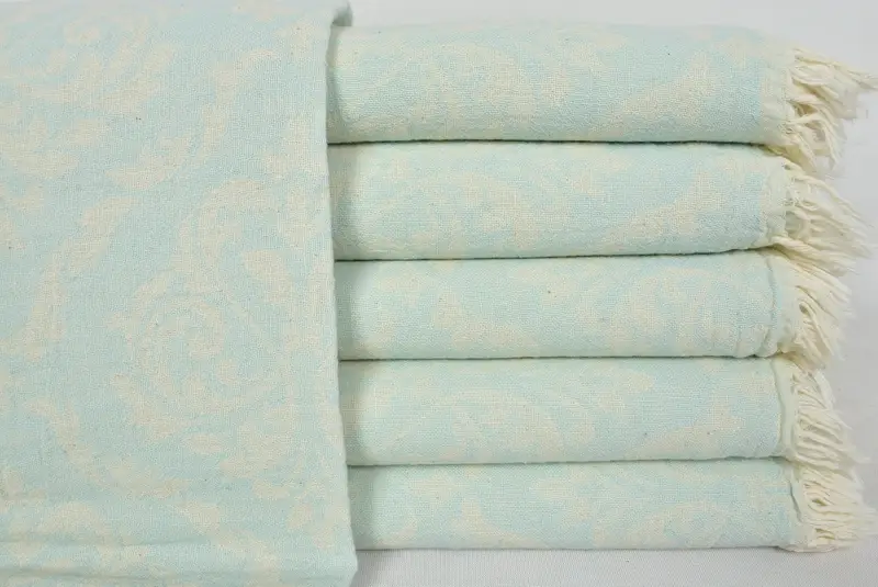 Bridal Shower Gift, Bachelorette Party Favors Beach, 68x36 Cotton Baroque Towel, Quick-Dry Beach Towel, Gift For Wedding Day, Turkish Towel Beach - 2