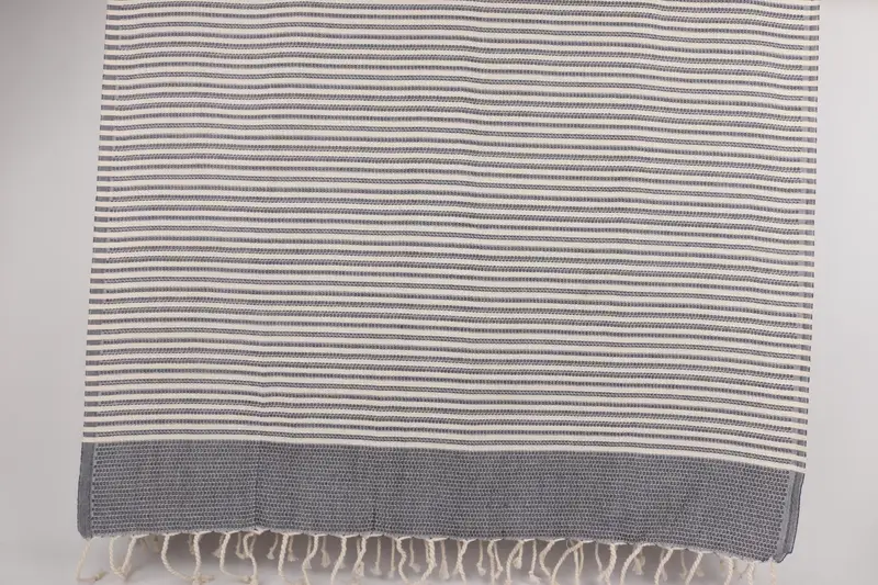 Bridal Shower Favors, Handmade Turkish Towel, Scarf Towel, Turkish Towel USA, Sand-free towel, Boyfriend Christmas Gift, 68x40 Cotton Striped Towel - 8