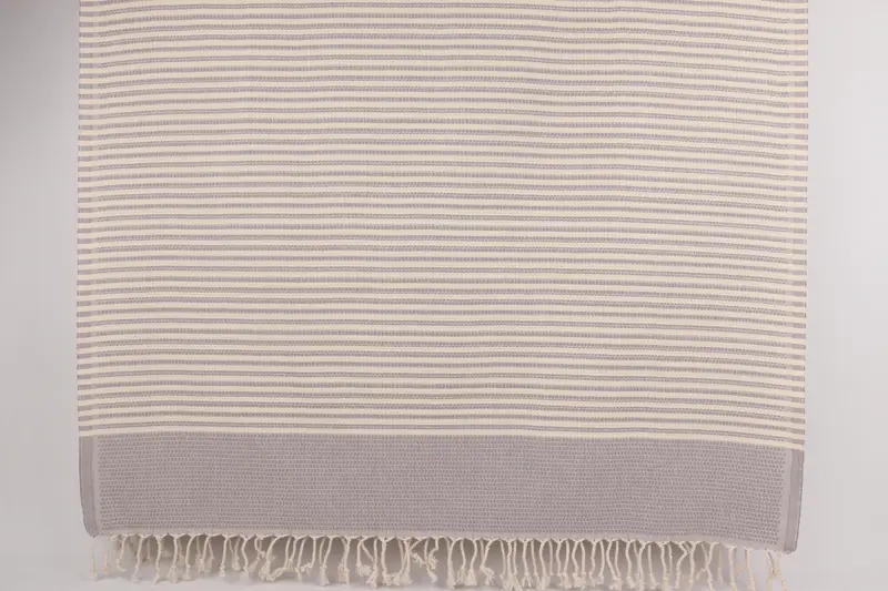 Bridal Shower Favors, Handmade Turkish Towel, Scarf Towel, Turkish Towel USA, Sand-free towel, Boyfriend Christmas Gift, 68x40 Cotton Striped Towel - 7