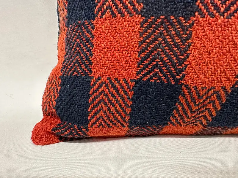 Home Decor Pillow, Vintage Kilim Throw Pillow, Bench Cushion Cover, Pillow, Authentic Pillow Cover, 12x24 Orange Pillow Case, Antique Pillows - 2
