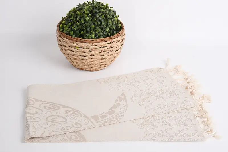 Kişiselleştirilmiş yemek havlu, Noel hediyeleri, 36x18 pamuklu carretta desenli havlu, erkek arkadaş Noel hediyesi, Türk el havlu, kişiselleştirilmiş mutfak havlu - 4