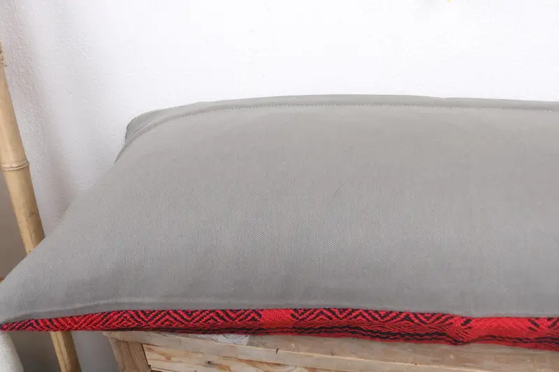 Decorative Bolster Pillow, Meditation Pillow Sham, Home Decor Pillow, Antique Pillows, Cushion, Vintage Pillow, 16x36 Brown Cushion - 7