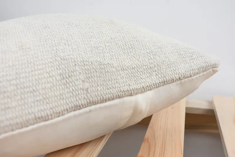 12x12 White Cushion Cover, Kilim Pillow, Cozy Throw Cushion Cover, Throw Kilim Pillow, Interior Designer Pillow, Pillow - 7