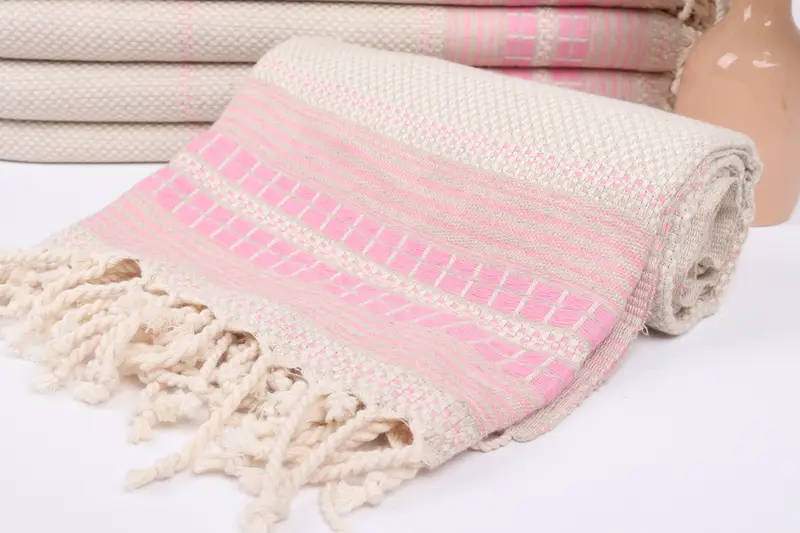 Sand-resistant towel, Beach Towel Bulk, Hammam Towel USA, 68x40 Linen Striped Towel, Gift For Boyfriend, Customized Turkish Towel, Best Friend Gift - 4