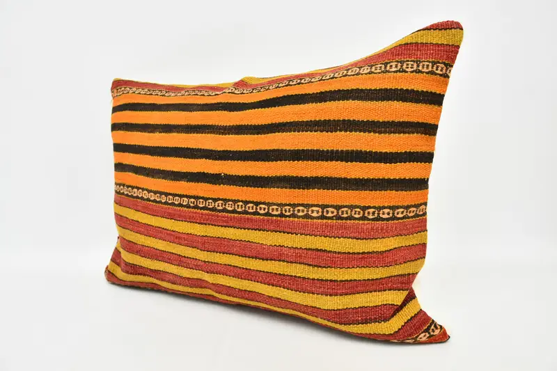20x28 Orange Cushion Case, Boho Pillow Sham Cover, Antique Pillows, Luxury Pillow Cover, Pastel Pillow Cover, Turkish Pillow, Cushion - 4