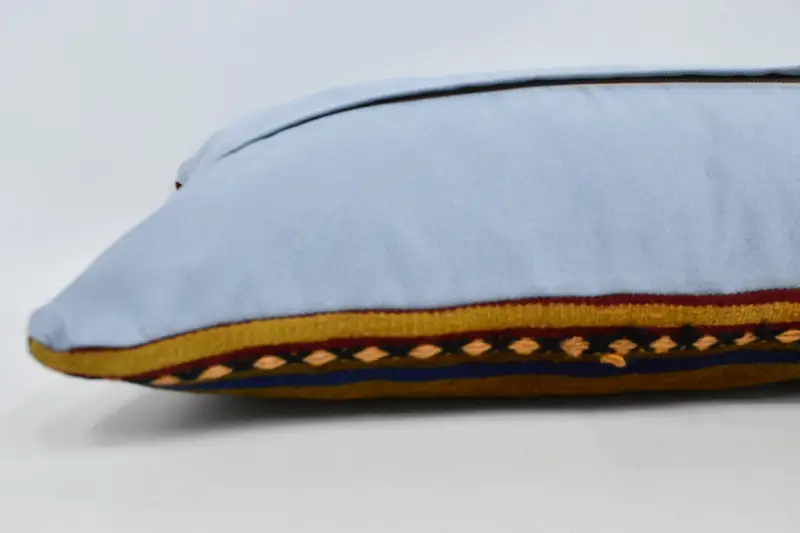 Boho Pillow, Antique Pillows, Cushion, 16x48 Brown Pillow, Throw Kilim Pillow, Living Room Throw Pillow Case, Sofa Bolster Pillow Cover - 5