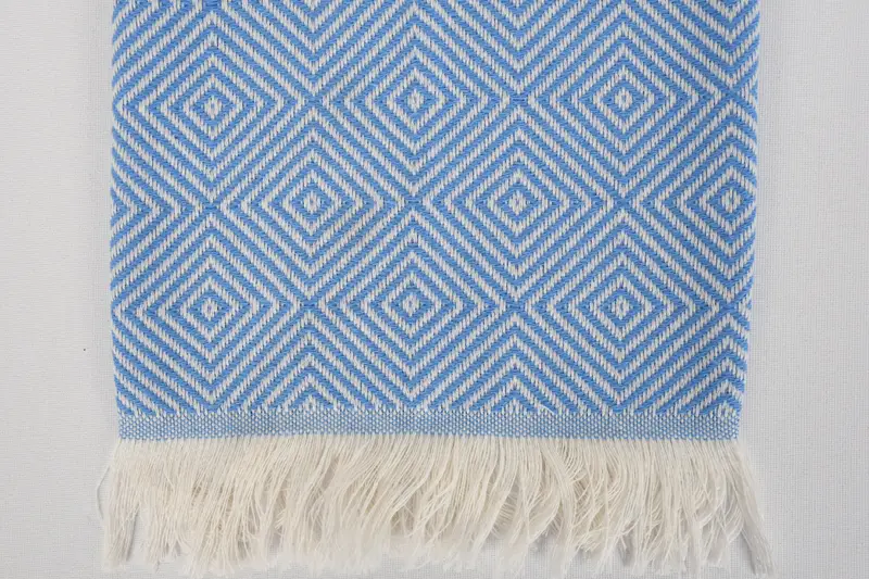 Gift For The Home, Personalized Kitchen Towel, 28x20 Cotton Diamond Towel, Gift For Coworker, Kitchen Towel, Wedding Gift, Monogrammed Turkish Towel - 3