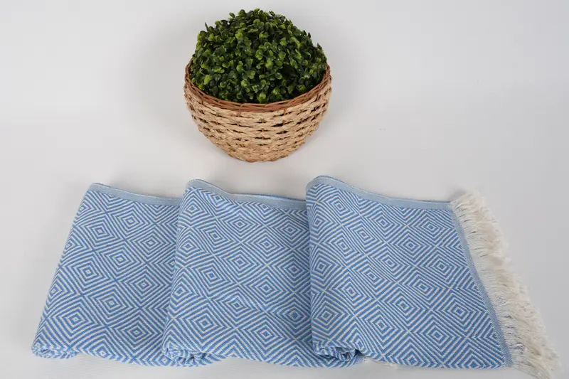 Gift For The Home, Personalized Kitchen Towel, 28x20 Cotton Diamond Towel, Gift For Coworker, Kitchen Towel, Wedding Gift, Monogrammed Turkish Towel - 8