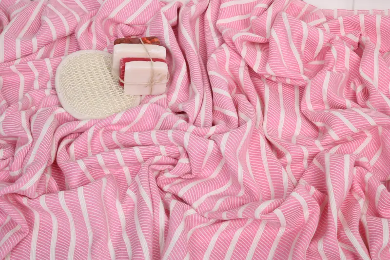Soft and absorbent Turkish towel, Bridesmaid Gifts, Personalized Bridesmaid Gift, Gifts For Him, Christmas Favors, 70x40 Bamboo Herringbone Towel - 7