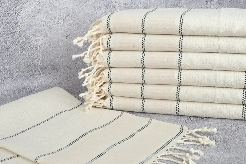 Bachelorette Party Decorations, 40x20 Linen Striped Towel, Gift For Best Friend, Bridesmaid Gifts, Turkish Tea Towel, Gift For Her, Wedding Favors - 2